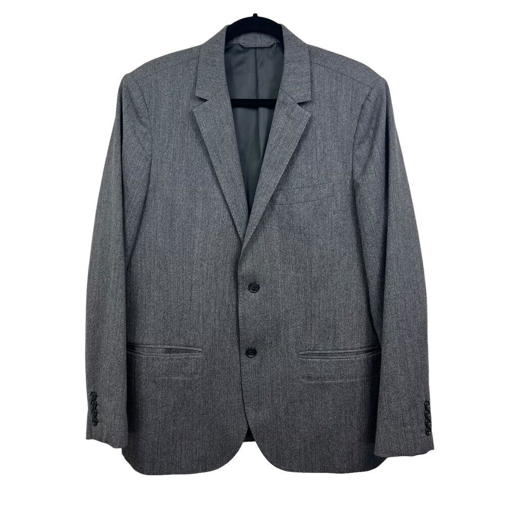 Jack Spade Blazer‎ Suit Jacket Wool Blend Double Vented Gray Men Size 42R